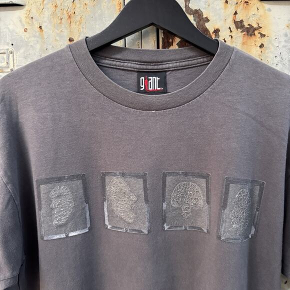 Vintage 90s Staind Band Large Nu Metal Rock Seether Creed Deftones Giant T Shirt - Picture 2 of 8